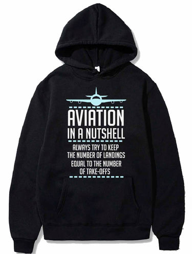 Aviation In A Nutshell Funny ATC Pilot Gift PULLOVER THE AV8R
